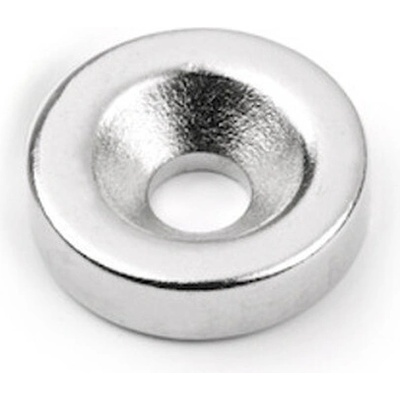 Magsy Neodymový magnet válec s dírou pro šroub se zápustnou hlavou pr.15 x 4,5 x 4 N 80 °C, VMM4-N35 Počet kusů: 1 ks