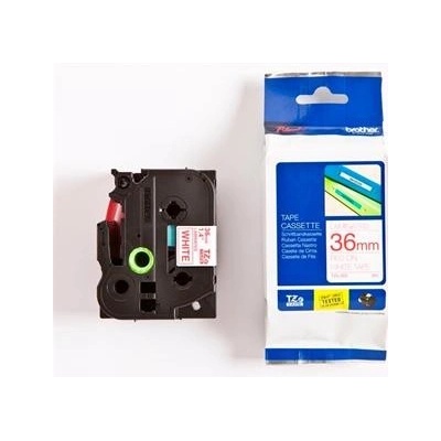 páska BROTHER TZ262 červené písmo, biela páska Tape (36mm) (TZE262)