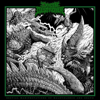 Oxygen Destroyer - Bestial Manifestations Of Malevolence And Death (Blue Coloured) LP