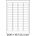 CDRmarket Самозалепващи етикети 45, 7 x 21, 2 mm, 48 етикети A4, 100 листа (R0ECO.2645A)