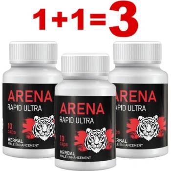 1+1=3! Капсули за потентност Arena Rapid Ultra - 30 капсули