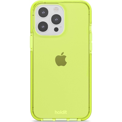 Holdit Гръб Holdit Seethru Case за iPhone 14 Pro Max - Acid Green