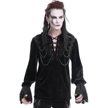 Devil fashion мъжка риза DEVIL FASHION - Black Gothic Retro - SHT12601