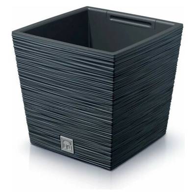 Trebor Kvetináč Furu SQ Low antracit 24cm