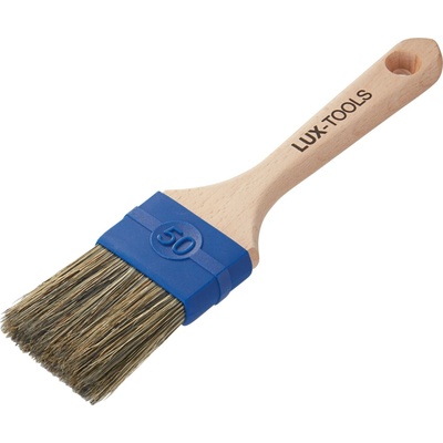LUX-TOOLS Štetec na vosky a oleje, drevená rukoväť, 50 mm