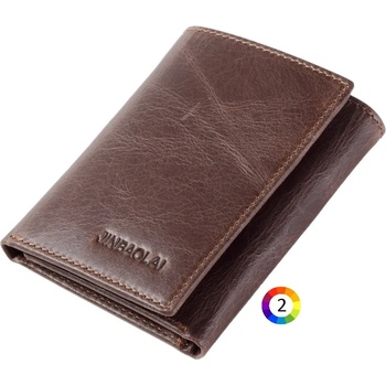 Image 1 of JINBAOLAI Мъжки кожен портфейл от говежда кожа