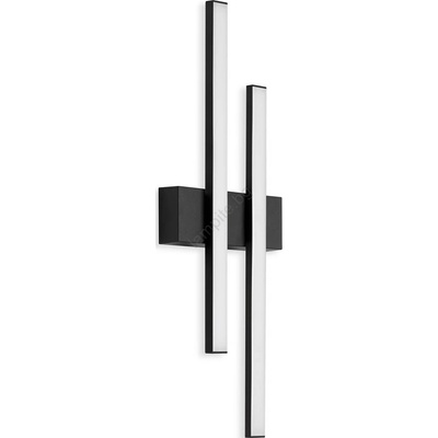 TELEFUNKEN - LED външно стенно осветително тяло 2xLED/4W/230V IP44 черно (BL2125)