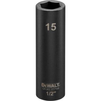 DEWALT Вложка ударна удължена DeWALT 15 мм 1/2" DT7549 (DT7549)