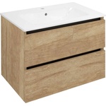 SAPHO Ezara - Шкаф за мивка, 70x46x52 см, 2 чекмеджета, дъб Alabama EZ701-2222 (EZ701-2222)
