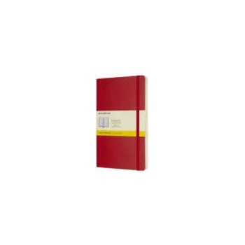 Moleskine Scarlet Red Large Squared Notebook Soft