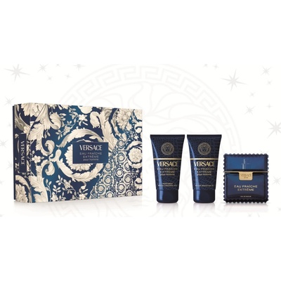 Versace Fraiche Extreme EDP 50 ml + sprchový gel 50 ml + balzám po holení 50 ml dárková sada