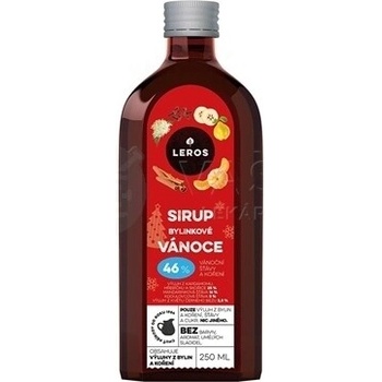Leros Sirup Bylinkové Vianoce 250 ml