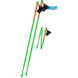 KOMPERDELL Щеки за бягане Komperdell Carbon FXP Team Green Foldable Running poles - Green - размер 135 cm (526-0719-0114)