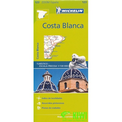 mapa Costa Blanca 1:130 t.