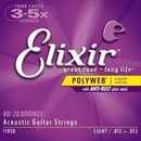 Elixir Acoustic Bronze 80/20 Polyweb 11050 Light