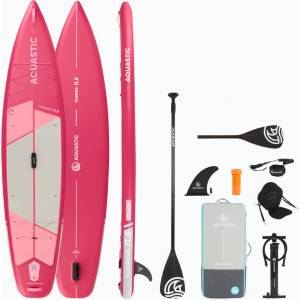 HAJDU Комплект надуваема дъска SUP Touring 11'6" розов