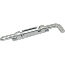 IBFM Zástrč vrát, brány a dverí - petlice FM-067200A, 200 mm, pr.16 mm, pozinkováno