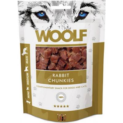 WOOLF pamlsok králičie kocky 100 g