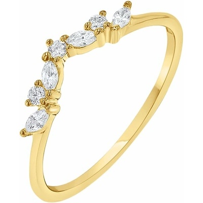 Eppi Vykrojený prsten s round a marquise lab grown diamanty Fergal R47666