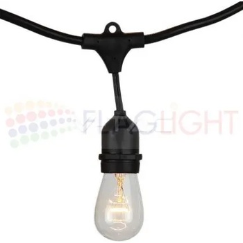 Image 1 of Кабел (верига) с 15бр Фасонки Е27 15 Бр. - 15м (1197)