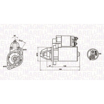Startér MAGNETI MARELLI 063721283010
