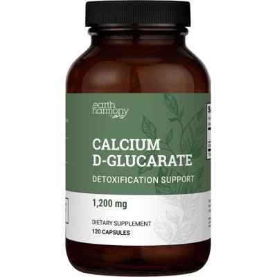 Calcium D-Glucarate, 600 mg, 120 капсули, Earth Harmony (11300 (EH-CDG-120 ) EH)
