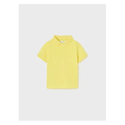 MAYORAL Тениска с яка и копчета 102 Жълт Regular Fit (102)