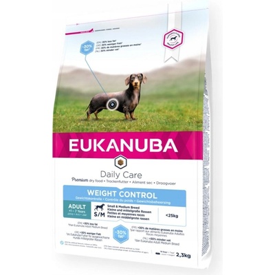Eukanuba Daily Care Adult Small & Medium Kuře 2,3 kg