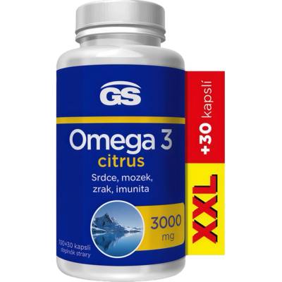 GS Omega 3 citrus XXL 150 + 30 kapsúl