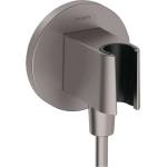 Hansgrohe Fixfit - Душ-коляно с държач, матиран черен хром 26888340 (26888340)