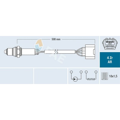 Lambda sonda FAE 75633