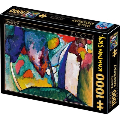 D-Toys - Puzzle Kandinsky Vassily - The Waterfall - 1 000 piese