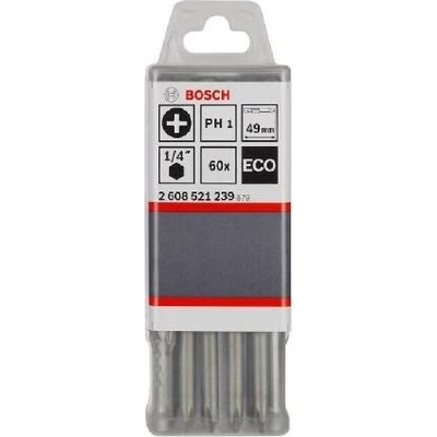 Bosch predĺžených PH2 dĺžka 49 mm 60 ks 2608521240