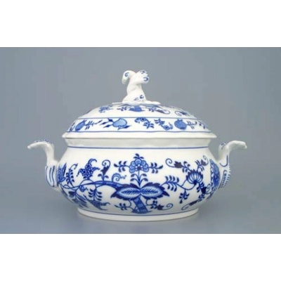Český Porcelán Dubí ZELENÝ Cibulák Misa zeleninová okrúhla 2l s vekom bez výrezu Originálny