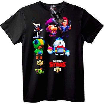 NOONEBRAND Тениска Brawl Stars герои - S, White