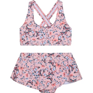 Color Kids Детски комплект бикини Color Kids Kid's Bikini with Skirt AOP Bikini - Coral Blush - размер 152 (EU) (750-2559-0220)