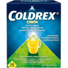 Coldrex Horúci nápoj Citrón plo.por. 14 x 5 g