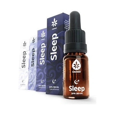 CBD WAY Olej Sleep Spánek 30 % 10 ml – Zboží Mobilmania