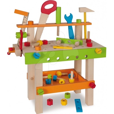 Eichhorn drevená pracovná dielňa Work Bench s náradím 49 dielov