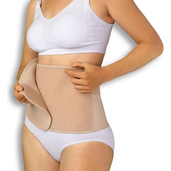 Image 1 of Carriwell Стягащ колан от органичен памук, с велкро Carriwell - размер S/M, бежов (180)