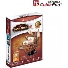 CubicFun 3D puzzle Loď Santa Maria 113 ks