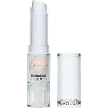 Revolution Beauty Подхранващ балсам за устни с цвят Jelly Lip, Crystal Clear, 2.4 g