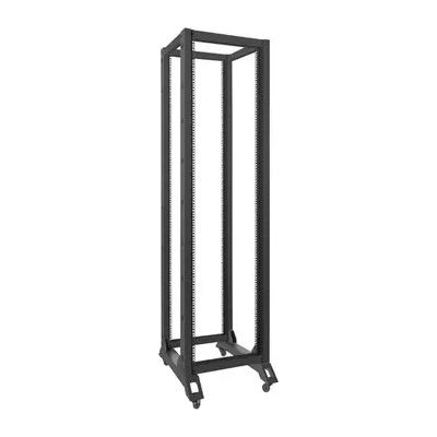 Lanberg Комуникационен шкаф, Lanberg open rack 42U 600x800, black (OR01-6842-B)