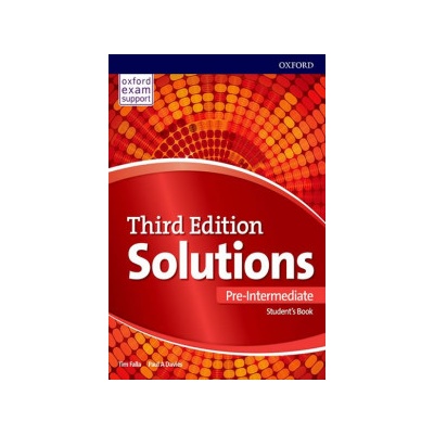 Solutions 3rd Edition Pre-intermediate Student´s Book and Online Practice Pack International Edition - Falla Tim, Davies Paul A.