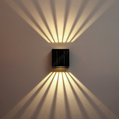 Immax 08503L - LED соларен стенен фенер LED/2W/3, 7V 4000K IP44 (IM1303)