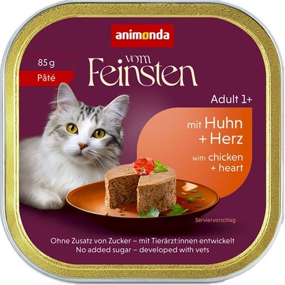 Animonda Cat Vom Feinsten Adult Kuracie a srdcia paté 85 g
