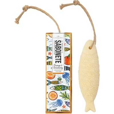 Castelbel Luxusné mydlo na povrázku Sardinka Pomaranč & Rozmarín 80 g
