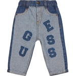 Guess Детски дънки Guess - Със свободна кройка и висока талия, сини, 12 м (20261-N6RA04-D7070-FLGO-12M) - ozone