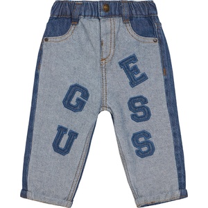 Guess Детски дънки Guess - Със свободна кройка и висока талия, сини, 12 м (20261-N6RA04-D7070-FLGO-12M) - ozone