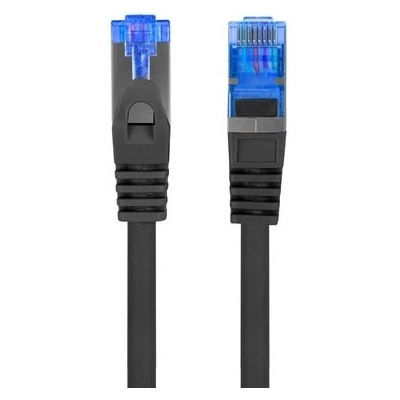 Кабел Lanberg patchcord CAT. 6a s/ftp lszh cca 3m black fluke passed (PCF6A-10CC-0300-BK)